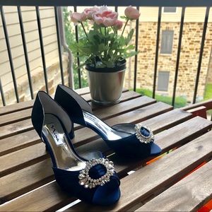COPY - Nina Crystah Evening Pumps New Navy 6M